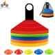 10pcs Soccer Cones Set Football Training Equipment for Kid Pro Disc Cones Agility Exercise Obstacles