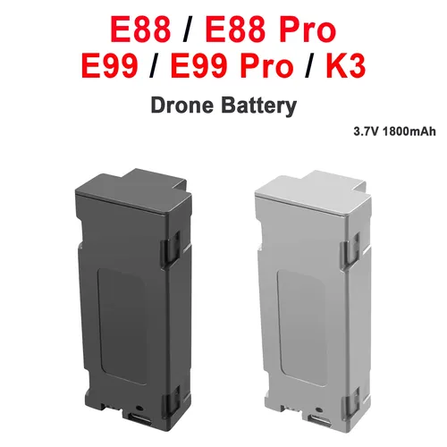 E99 k3 e99 pro drone batterie 3 7 v 1800mah für e99 e88 e88pro mini dron batterie 4k drone