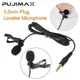 Pujiamx 3 5mm Mini Laval ier Mikrofon Metall clip Revers Mikrofon 1 5 m/3m Handy Mikrofon zum
