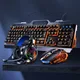 USB RGB Gamer Tastatur Gaming Tastatur und Maus Kopfhörer Gamer Kit Backlit Wired Computer Tastatur