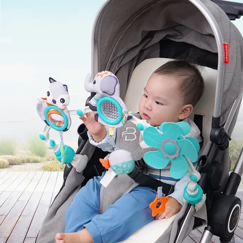 Babybett mobile Kinderwagen Bogen Spielzeug für Babys Reisen spielen Kinderwagen Autos itz