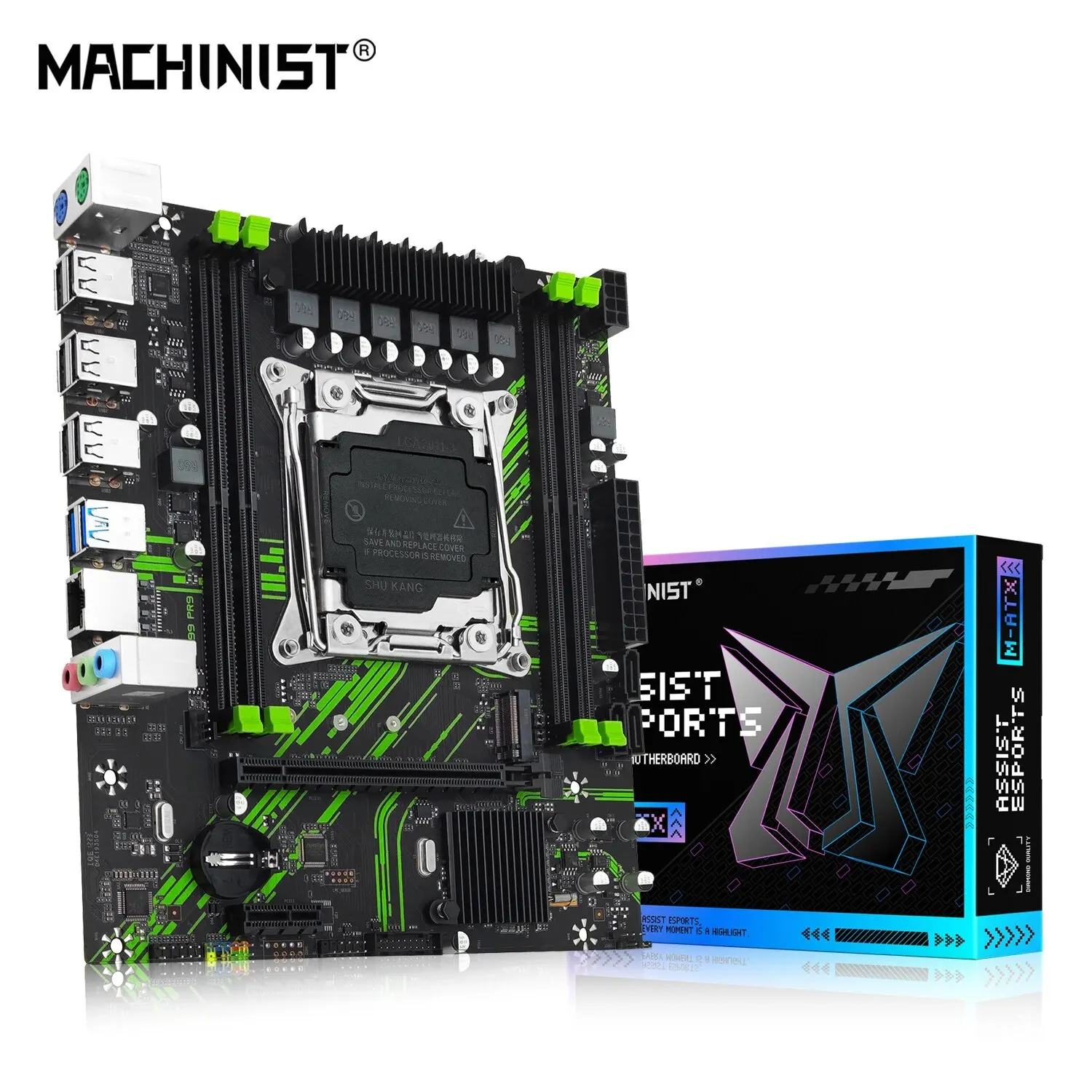MACHINIST X99 Motherboard X99 PR9 Unterstützung LGA 2011-3 Intel Xeon E5 V3&V4 CPU DDR4 RAM SATA/NVME M.2 Slot Image