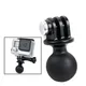 Go Pro Portatile Ram Mount Sfera Treppiede Testa Adattatore Base Per Dji Osmo Sjcam Xiaomi Yi Gopro Hero 12 11 9 Accessori Della Macchina Fotografica