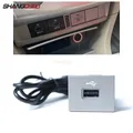 Auto Nero/Argento Adattatore di Ingresso USB Audio Radio u-disk flash Presa Cavo di Interfaccia Per