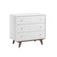 Commode 3 tiroirs blanc naturel