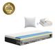 Pack 80x200 - Matelas Hybride + Couette + Oreiller Nuage