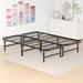 VECELO Foldable Metal Platform Bed Frame , 14 Inches High, Full, Black