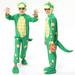 Halloween Dinosaur Costume for Child Dinosaur Dress Up Party, Role Play and Cosplay,S