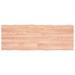 vidaXL Table Top for Home Office Light Brown Treated Solid Wood Live Edge