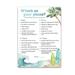 Beach Surf Theme â€” WHAT S ON YOUR PHONE Baby Shower Game â€” Pack of 25 â€” Summer Ocean Surfing Baby Shower Games Gender Neutral Baby on Board Shower Activity Couples Shower Co-ed Shower Coed G940-PHN