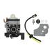 Lawn Mower Carburetor Aluminum Carb Replacemrnt For Husqvarna 531008681 324RX 224L 324 HDA 55X Trimmer Blower