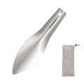 TOMSHOO Titanium Garden Hand Shovel for Camping and Hiking Backpacking Trowel Durable and Lightweight Shovel for Outdoor Adventures