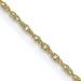 Avariah Solid 14K Yellow Gold 1mm Light Rope with Spring Ring Lock Chain - 16