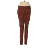 Lands' End Leggings: Brown Leopard Print Bottoms - Women's Size Medium