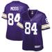 Women's NFL Pro Line Randy Moss Purple Minnesota Vikings Retired Player Replica Jersey