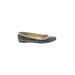 Cynthia Vincent Flats: Gray Shoes - Women's Size 8 1/2 - Round Toe