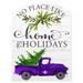 Furman Paladins 16'' x 22'' Holiday Marquee Sign