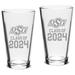 Oklahoma State Cowboys Class of 2024 16oz. 2-Piece Classic Pint Glass Set