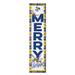 McNeese State Cowboys 12'' x 48'' Outdoor Merry Christmas Leaner