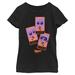 Girls Youth Mad Engine Black The Powerpuff T-Shirt