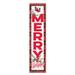 Lamar Cardinals 12'' x 48'' Outdoor Merry Christmas Leaner