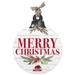 Bridgewater State Bears 20'' x 24'' Merry Christmas Ornament Sign