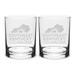 Southeast Kentucky Community & Technical College 14oz. Two-Piece Classic Double Old-Fashioned Glass Set