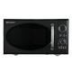 Emerson 0.9 Cu Ft, 800W Retro Black Microwave Oven with Grill