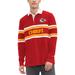 Men's Tommy Hilfiger Red Kansas City Chiefs Cory Varsity Rugby Long Sleeve T-Shirt