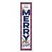 South Alabama Jaguars 12'' x 48'' Outdoor Merry Christmas Leaner