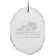 Maysville Community and Technical College 2.75'' x 3.75'' Glass Oval Ornament