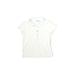J. McLaughlin Short Sleeve Polo Shirt: White Tops - Kids Girl's Size 7