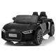 12V Kids Electric Ride On Car (Licensed) Remote Control with Remote Control Music Lights MP3 Seatbelt (3-5 Years) Black
