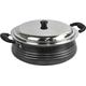 Aluminium Non Stick Gravy Pot Casserole Dish with Stainless Steel Lid 7L
