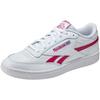 Sneaker REEBOK CLASSIC "Club C Revenge", Gr. 45, weiß (weiß, rot), Leder, sportlich, Schuhe