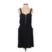 Andrew Marc Casual Dress - Mini Sweetheart Sleeveless: Black Print Dresses - Women's Size 2