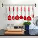 PLUSTEEL 30 -Piece Kitchen Utensil Stainless Steel/Silicone in Red | Wayfair PECUST30RE