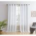 Eider & Ivory™ Hallmark Solid Semi-Sheer Grommet Curtain Panels Polyester in Gray/White | 37" W x 84" L | Wayfair 175DE3A4813240A38B618EF5D23D82B5