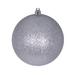 The Holiday Aisle® Christmas Ball Ornament Set of 18 Plastic in Gray/Blue/White | 2.4 H x 2.4 W x 2.4 D in | Wayfair