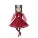 The Holiday Aisle® Merriam Doll in Red | 3 H x 13.5 W x 4 D in | Wayfair 0CA04AC01EC9458A95FE7F7167E92A79