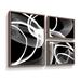 Ivy Bronx Abstract Poerty in Black & - 3 Piece Print Set on Canvas in White | 36 H x 48 W x 2 D in | Wayfair 50D1FE8AEE8948E3949FE4407BCCD61A
