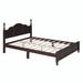 Darby Home Co Yashvi Platform Bed Metal in Brown | 43.3 H x 62.5 W x 85.2 D in | Wayfair 83753DBB647A401E99E20EDBD01AB378