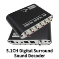 Nku 5.1/2.1 Audio Rush Digital Sound Decoder Converter Optical SPDIF Coaxial To 6RCA DTS AC3 5.1CH