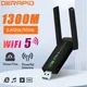 1300 MBit/s USB-WLAN-Adapter Dualband 2 4g 5GHz Wireless Dongle Signal Receiver AP-Modus für