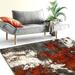 HR Marble Rugs Multi Color Abstract Livingroom & Dining Room Chick Area Rug Non-Shedding