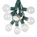 25 Foot G50 Outdoor Globe Patio String Lights - Set of 25 G50 Clear Bulbs