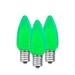 25 Pack C9 LED Plastic Ceramic Outdoor Christmas Replacement Bulbs, Multi