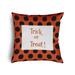 Halloween Trick or Treat Dots Accent Pillow with Removable Insert