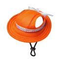 VOSS Princess Pet Cap Round Brim Dog Visor Hat Summer Outdoor Dog Breathable Sun Protection Cap