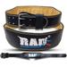 RAD Leather Belt 4 Gym Power Heavy Duty Weight Lifting Bodybuilding New (Black XL)